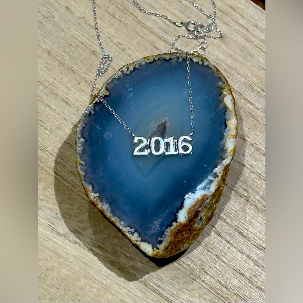 925 date “2016” necklace